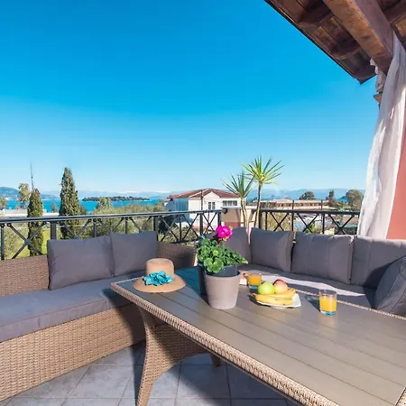 Apartamento Yanna's Sea View House Close To Corfu Town Alykes Potamou