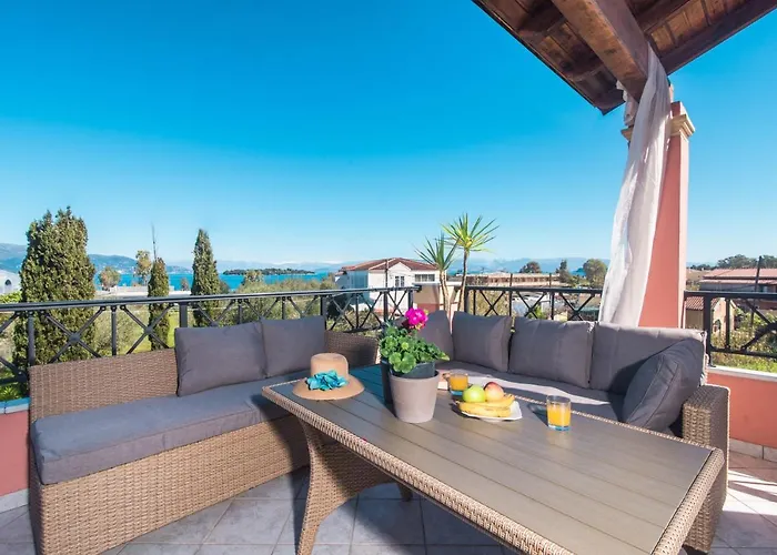 Appartement Yanna's Sea View House Close To Corfu Town Alykes Potamou