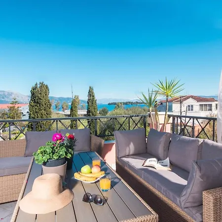 דירה Yanna's Sea View House Close To Corfu Town Alykes Potamou